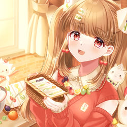 This is a pixiv picture whose title is フルーツサンド作り🍓.