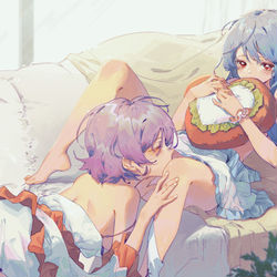 This is a pixiv picture whose title is 晨间.