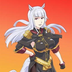 This is a pixiv picture whose title is ターフのヴァルキュリア.