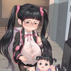 This is a pixiv picture whose title is [Commission]授業の終わり.