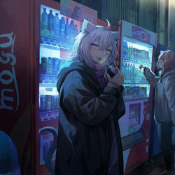 This is a pixiv picture whose title is mogu mogu.