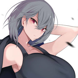 This is a pixiv picture whose title is クールだけどしっかり大きいお姉さん（２）.