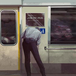 This is a pixiv picture whose title is ダイヤ乱れ.