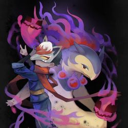 This is a pixiv picture whose title is 百鬼夜行.