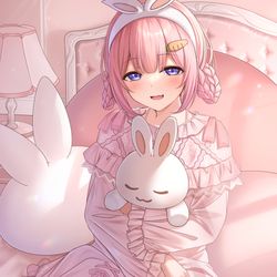This is a pixiv picture whose title is いっしょに寝る？.
