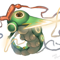 This is a pixiv picture whose title is メガキャタピー.