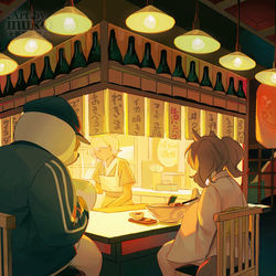 This is a pixiv picture whose title is 居酒屋.
