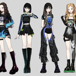 This is a pixiv picture whose title is aespa.
