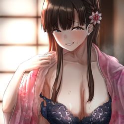 This is a pixiv picture whose title is さえはん 自撮り.