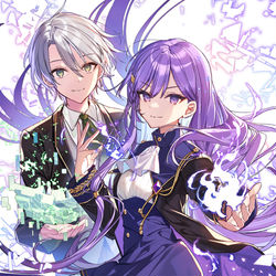 This is a pixiv picture whose title is 創成魔法の再現者.