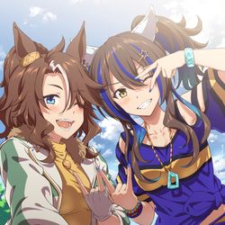 This is a pixiv picture whose title is 勝負服.