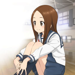 This is a pixiv picture whose title is 高木さん.