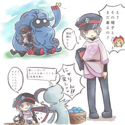 This is a pixiv picture whose title is ノボリさんの日常を見たいinヒスイ.