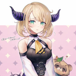 This is a pixiv picture whose title is 総帥のコスプレさせられちゃういろはちゃん🍃.