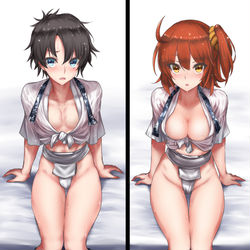 This is a pixiv picture whose title is 褌ぐだ子＆ぐだ男2.