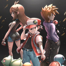 This is a pixiv picture whose title is ポケモン26周年.