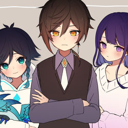 This is a pixiv picture whose title is Archon siblings.