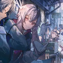 This is a pixiv picture whose title is アークナイツ1.5周年記念イラスト.