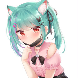 This is a pixiv picture whose title is 地雷系るしあちゃん.