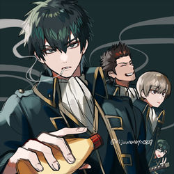 This is a pixiv picture whose title is 真選組.