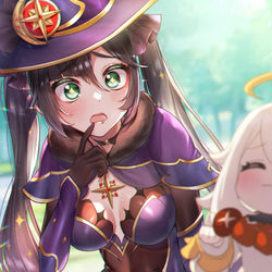 This is a pixiv picture whose title is 金欠で腹ぺこなモナ🤤.