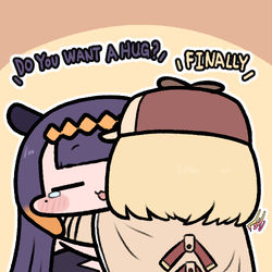 This is a pixiv picture whose title is iname hug.