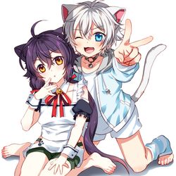 This is a pixiv picture whose title is ツーショット.