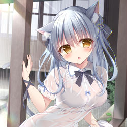 This is a pixiv picture whose title is 少し雨宿りさせてくれませんか…？.