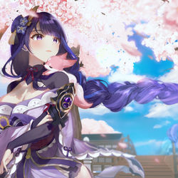 This is a pixiv picture whose title is 🌸.