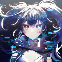 This is a pixiv picture whose title is 世界を超えて.