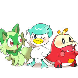 This is a pixiv picture whose title is 新たな御三家✨.