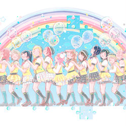 This is a pixiv picture whose title is 虹を届けに！.