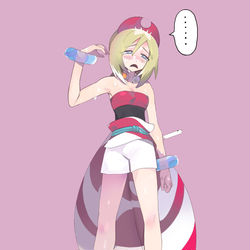 This is a pixiv picture whose title is 暑がる.