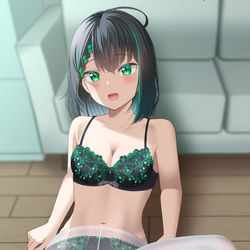 This is a pixiv picture whose title is こういう下着って好き…？.