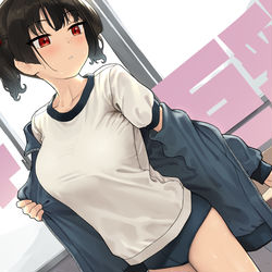 This is a pixiv picture whose title is ガキ巨乳89.