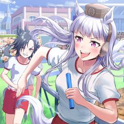 This is a pixiv picture whose title is トレセン学園体育祭.