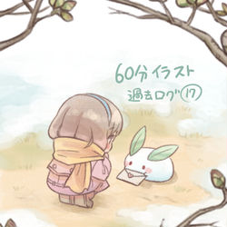 This is a pixiv picture whose title is 60分イラスト 過去ログ⑰　11月分.