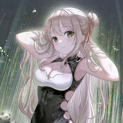 This is a pixiv picture whose title is panda.