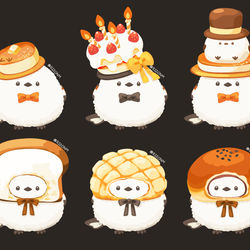 This is a pixiv picture whose title is シマエナガ[1].