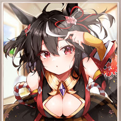 This is a pixiv picture whose title is 鏡越し.
