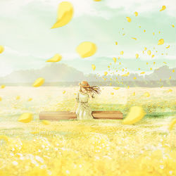 This is a pixiv picture whose title is Flowergirl.
