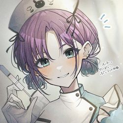 This is a pixiv picture whose title is ナース透💉💙.