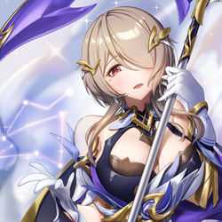 This is a pixiv picture whose title is 「リタ～繚乱のスタースピーナ～」.
