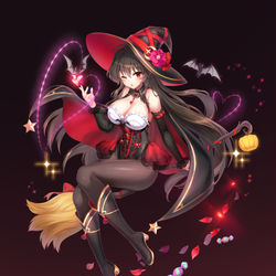 This is a pixiv picture whose title is イリス・ユマ ver. ハロウィン.