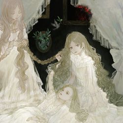 This is a pixiv picture whose title is オリーブの誓い.
