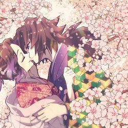 This is a pixiv picture whose title is 春をつげる.