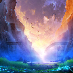 This is a pixiv picture whose title is 錆喰いビスコ「子泣き幽谷」.