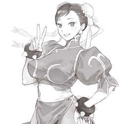 This is a pixiv picture whose title is 春麗生誕祭2022+さくら.