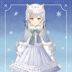 This is a pixiv picture whose title is 葉桜このは / 冬のすがた.