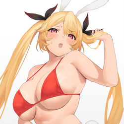 This is a pixiv picture whose title is バニー水着ネルソン.